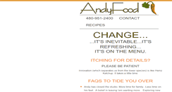 Desktop Screenshot of andyfood.com
